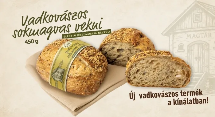 Sok mag, karakteres íz – megérkezett az új vadkovászos vekni a Lipótiba