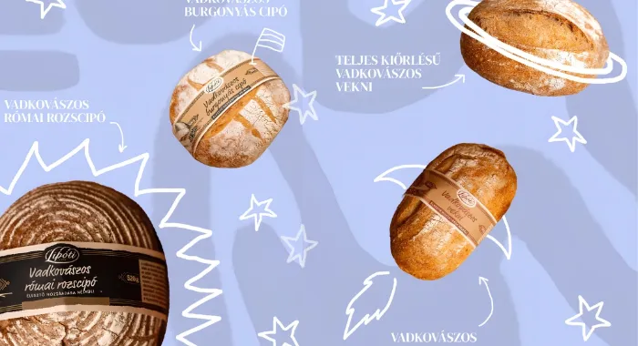 Vadkovászos kenyerek a Lipóti Pékség kínálatában